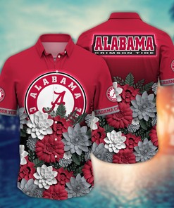 Alabama Crimson Tide NCAA Flower Hawaii Shirt For Fans Ver 15