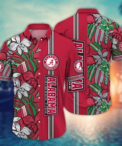 Alabama Crimson Tide NCAA Flower Hawaii Shirt For Fans Ver 16
