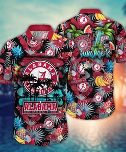 Alabama Crimson Tide NCAA Flower Hawaii Shirt For Fans Ver 17