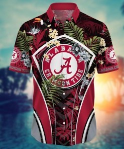 Alabama Crimson Tide NCAA Flower Hawaii Shirt For Fans Ver 18