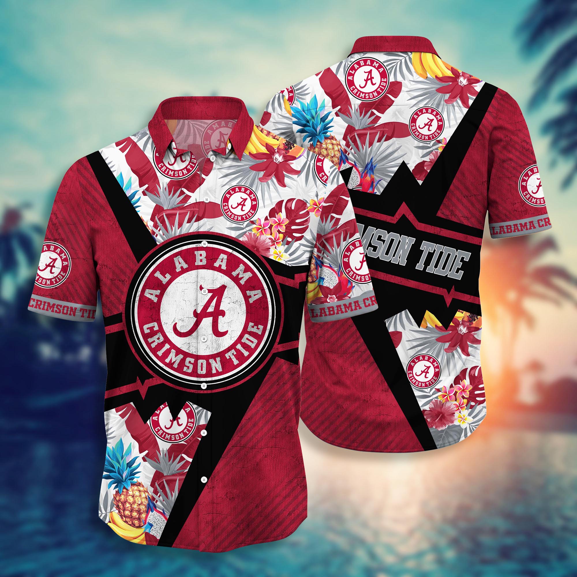 Alabama Crimson Tide NCAA Flower Hawaii Shirt For Fans Ver 22