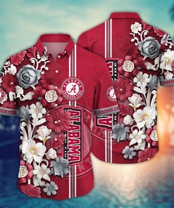 Alabama Crimson Tide NCAA Flower Hawaii Shirt For Fans Ver 24
