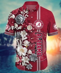 Alabama Crimson Tide NCAA Flower Hawaii Shirt For Fans Ver 24