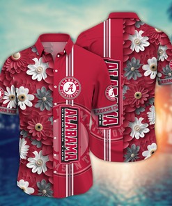 Alabama Crimson Tide NCAA Flower Hawaii Shirt For Fans Ver 26