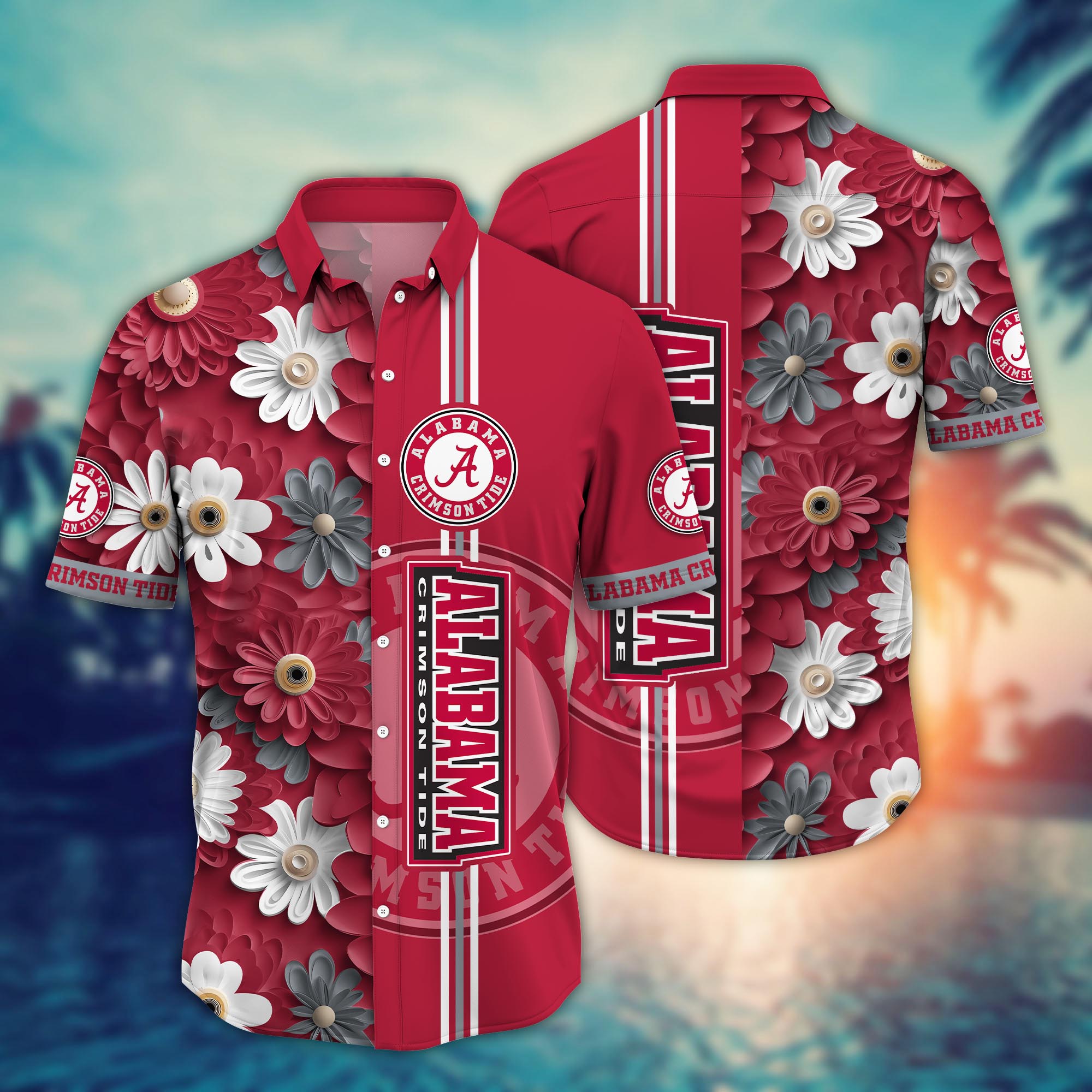 Alabama Crimson Tide NCAA Flower Hawaii Shirt For Fans Ver 26