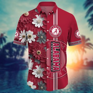 Alabama Crimson Tide NCAA Flower Hawaii Shirt For Fans Ver 26