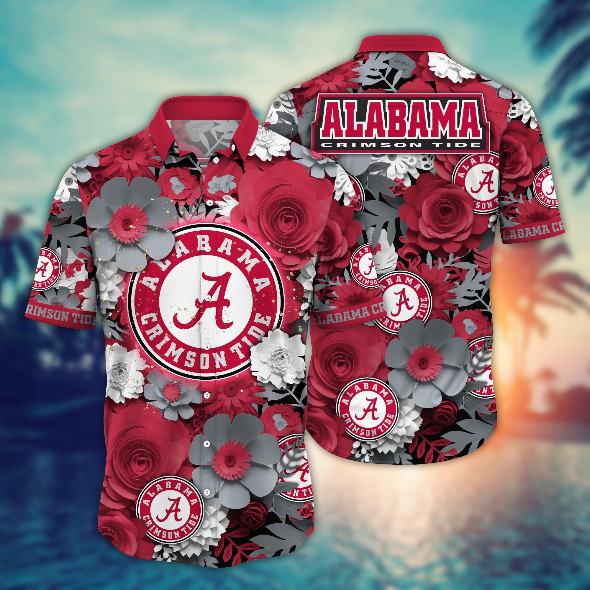Alabama Crimson Tide NCAA Flower Hawaii Shirt For Fans Ver 27