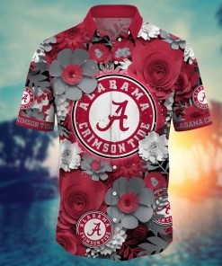 Alabama Crimson Tide NCAA Flower Hawaii Shirt For Fans Ver 27
