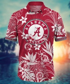 Alabama Crimson Tide NCAA Flower Hawaii Shirt For Fans Ver 28