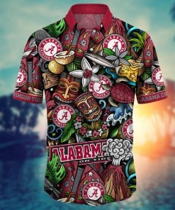 Alabama Crimson Tide NCAA Flower Hawaii Shirt For Fans Ver 31