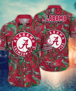 Alabama Crimson Tide NCAA Flower Hawaii Shirt For Fans Ver 32