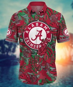 Alabama Crimson Tide NCAA Flower Hawaii Shirt For Fans Ver 32