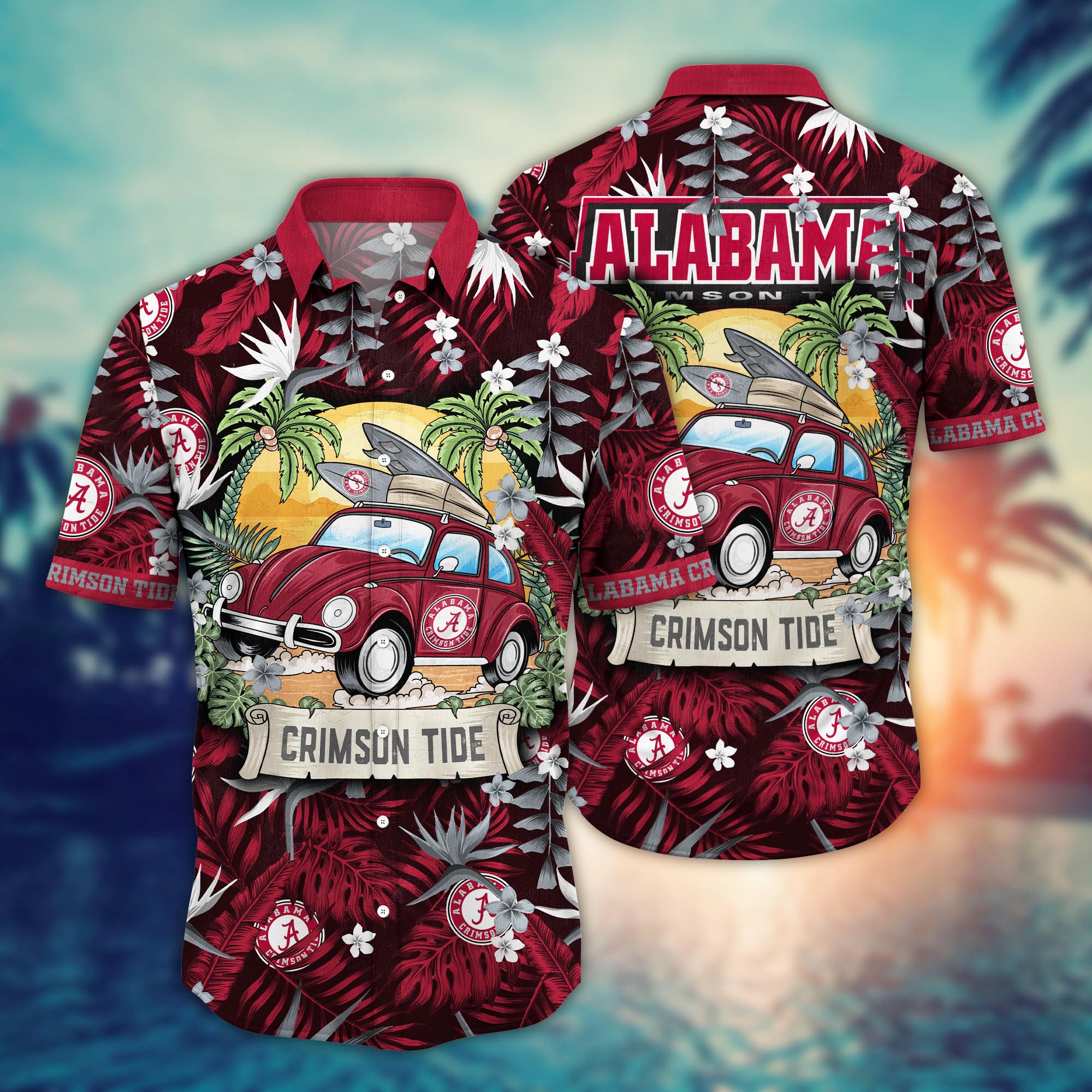 Alabama Crimson Tide NCAA Flower Hawaii Shirt For Fans Ver 33