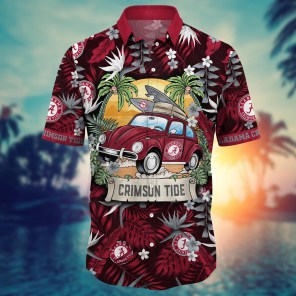 Alabama Crimson Tide NCAA Flower Hawaii Shirt For Fans Ver 33