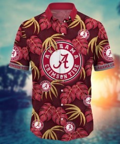 Alabama Crimson Tide NCAA Flower Hawaii Shirt For Fans Ver 34