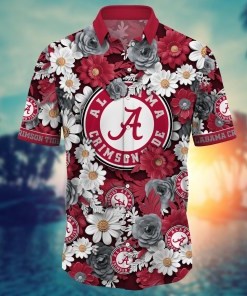 Alabama Crimson Tide NCAA Flower Hawaii Shirt For Fans Ver 4