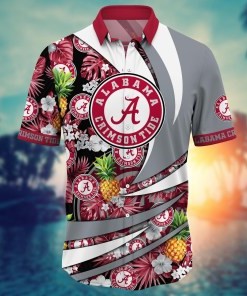Alabama Crimson Tide NCAA Flower Hawaii Shirt For Fans Ver 5