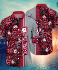 Alabama Crimson Tide NCAA Flower Hawaii Shirt For Fans Ver 6