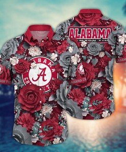 Alabama Crimson Tide NCAA Flower Hawaii Shirt For Fans Ver 7