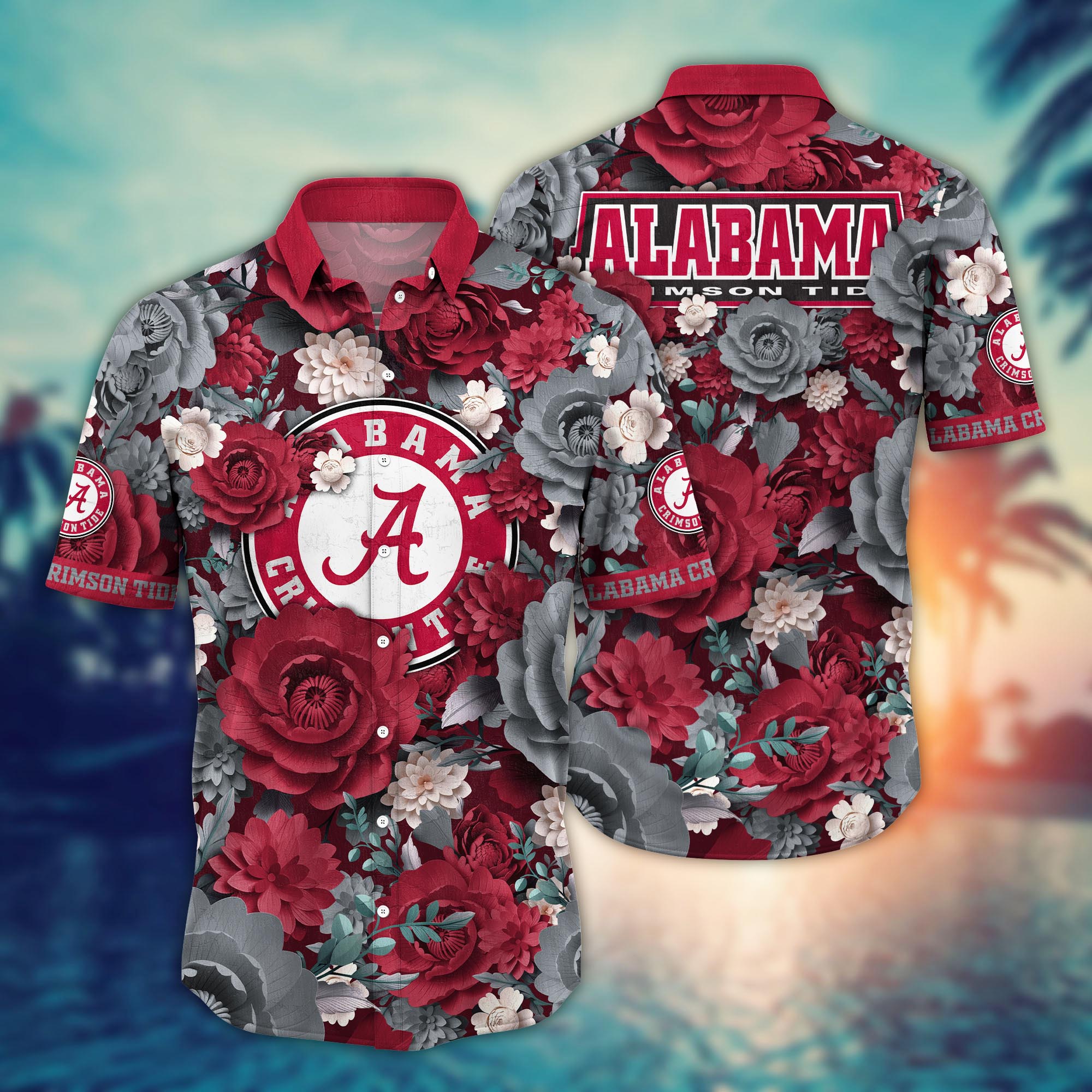 Alabama Crimson Tide NCAA Flower Hawaii Shirt For Fans Ver 7