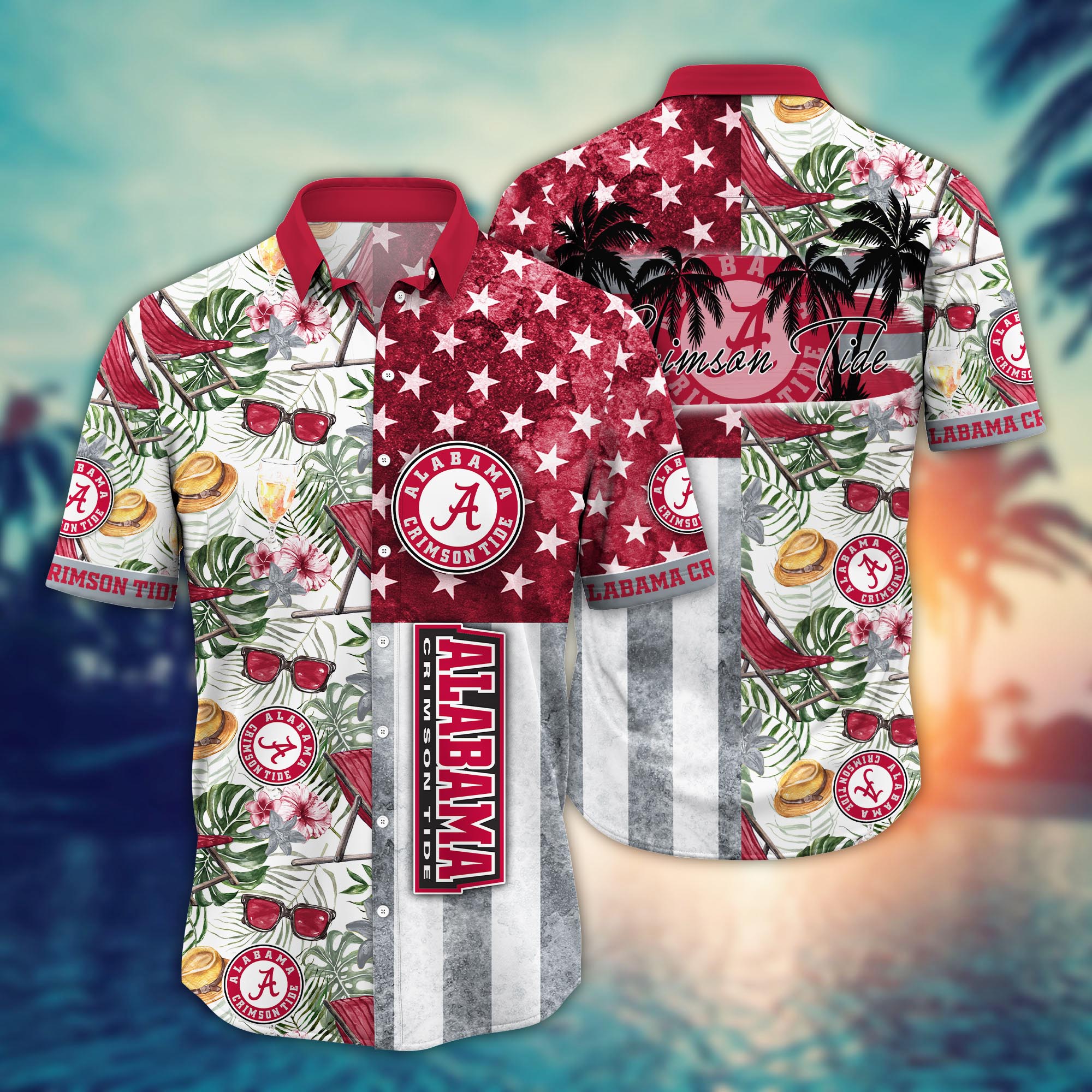 Alabama Crimson Tide NCAA Flower Hawaii Shirt For Fans Ver 8