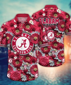 Alabama Crimson Tide NCAA Hawaiian Shirt for This Summer Customize Shirt Any Team