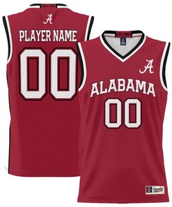 Alabama Crimson Tide NIL Men Basketball Custom Jersey - Crimson