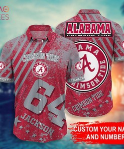 Alabama Crimson Tide Personalized Hawaiian Shirt