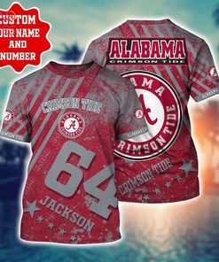Alabama Crimson Tide Personalized Hawaiian Shirt
