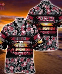 Alabama Crimson Tide Summer Hawaiian Shirt, Floral Pattern for Sports Enthusiast This Year