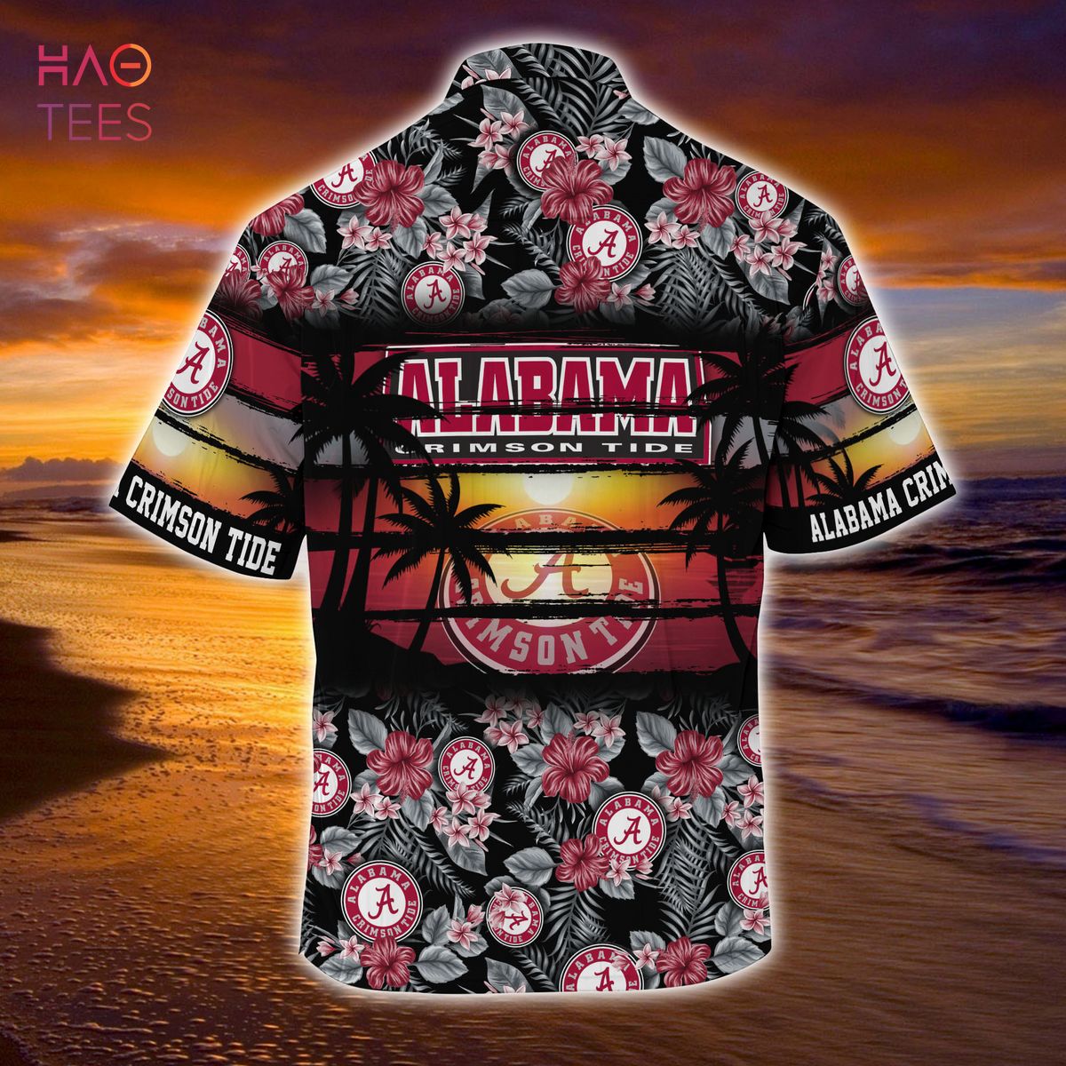 Alabama Crimson Tide Summer Hawaiian Shirt, Floral Pattern for Sports Enthusiast This Year