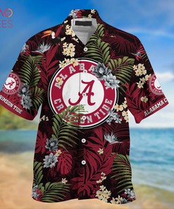 Alabama Crimson Tide Summer Hawaiian Shirts, With Tropical Patterns for Fans