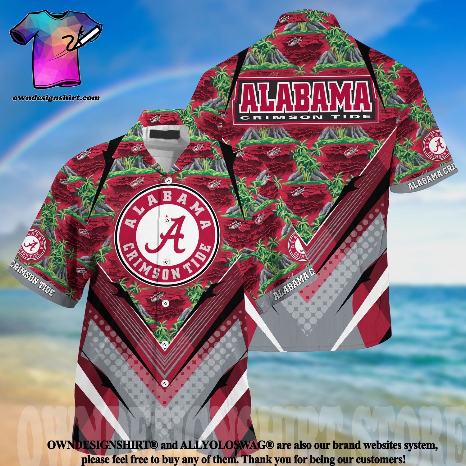 Alabama Crimson Tide Summer Hawaiian Shirts for Sports Fans This Season