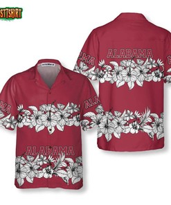 Alabama Flower Hawaiian Shirt