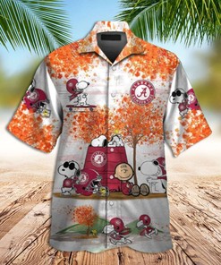 Alabama Hawaiian Shirt Alabama Crimson Hawaiian Shirt