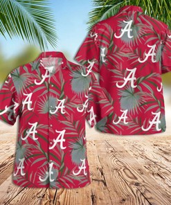 Alabama Hawaiian Shirt Alabama Leaves Hawaiian Shirt