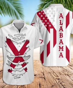 Alabama Hawaiian Shirt Honor Flag State Alabama Hawaiian Shirt