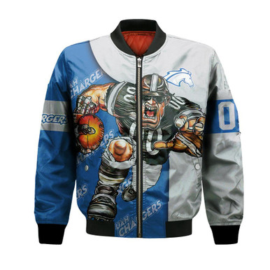 Alabama Huntsville Chargers Bomber Jacket Football Go On - NCAA