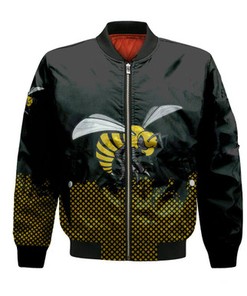 Alabama State Hornets Bomber Jacket Basketball Net Grunge Pattern- NCAA