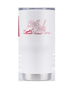 Alabama Vault Collection White Tumbler - Sophisticated White Tumbler from Alabama's Vault Collection