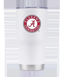 Alabama White Tumbler - Classic White Tumbler for Alabama Fans