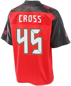 Alan Cross Tampa Bay Buccaneers Nfl Pro Line Player Jersey - Red