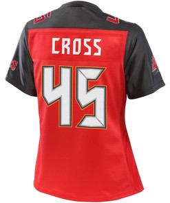 Alan Cross Tampa Bay Buccaneers Nfl Pro Line Womens Player Jersey - Red