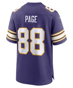 Alan Page 88 Minnesota Vikings Classic Retired Men Jersey - Purple