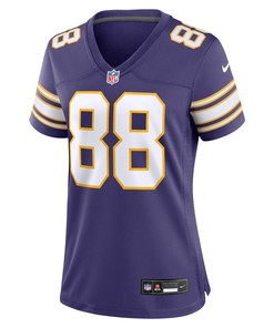 Alan Page 88 Minnesota Vikings Women's Classic Retired Jersey - Purple
