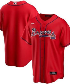 Alanta Braves 2020 Mlb Red Jersey Fan Gift