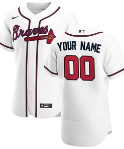 Alanta Braves Mlb 2020 Personalized Custom White Custom Jersey