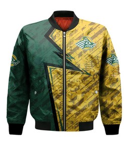Alaska Anchorage Seawolves Bomber Abstract Pattern Sport- NCAA