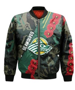 Alaska Anchorage Seawolves Bomber Sport Style Keep Go on- NCAA