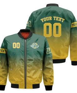 Alaska Anchorage Seawolves Fadded Bomber Jacket - NCAA